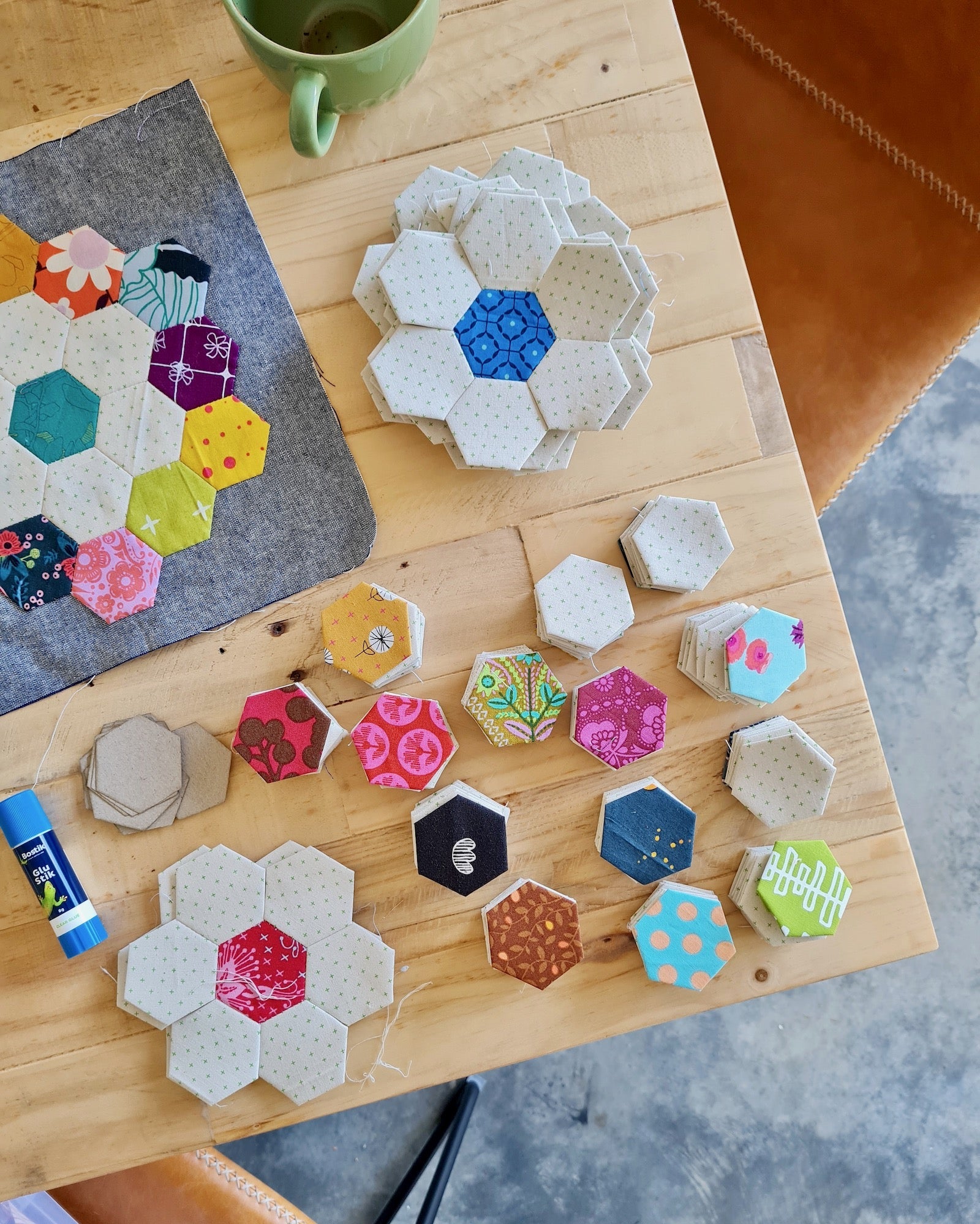Learn to Sew English Paper Piecing Hexagons with Confidence