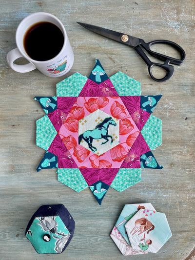 How to Make a Rose Star Quilt Block - Evensong Quilt