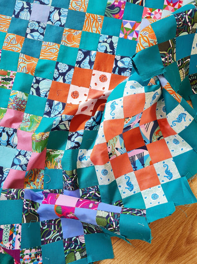 Picnic at the Pier Quilt - A Granny Square EPP Quilt