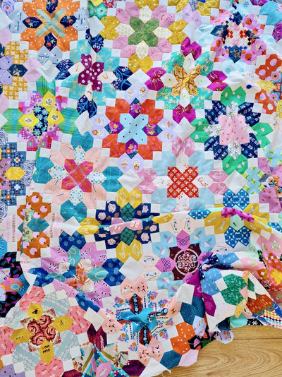 Lucy's Terrace Quilt - Reimagining the Patchwork of the Crosses Quilt
