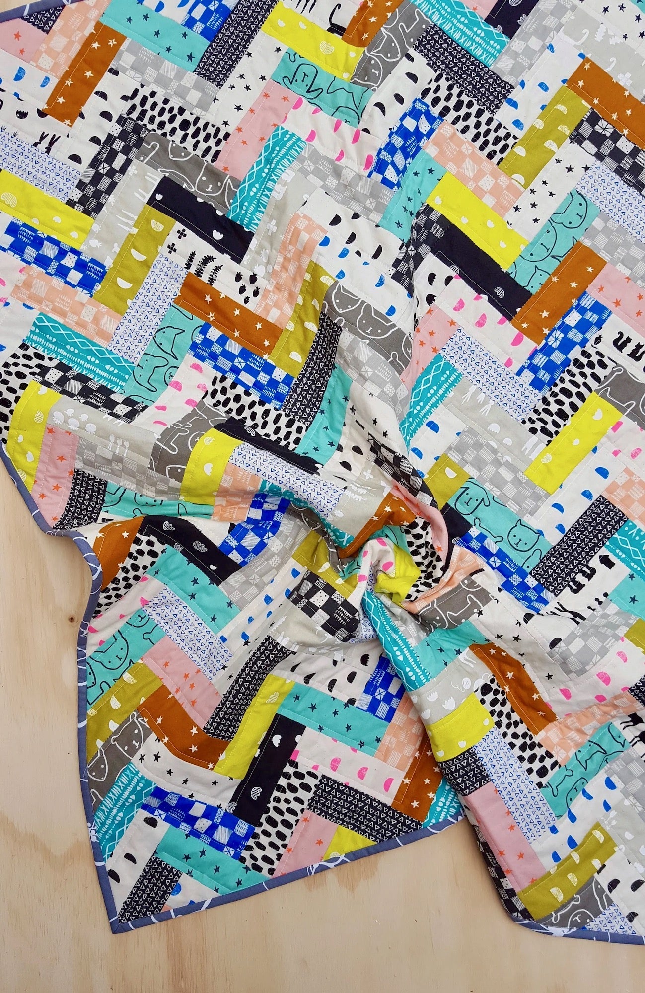 Rectangular Quilt Pattern Easy Rectangle Quilt Patterns Easy Quilt Pattern – Happy Cloud