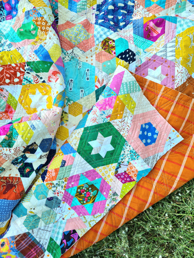 Hexie Harvest Quilt Triangles