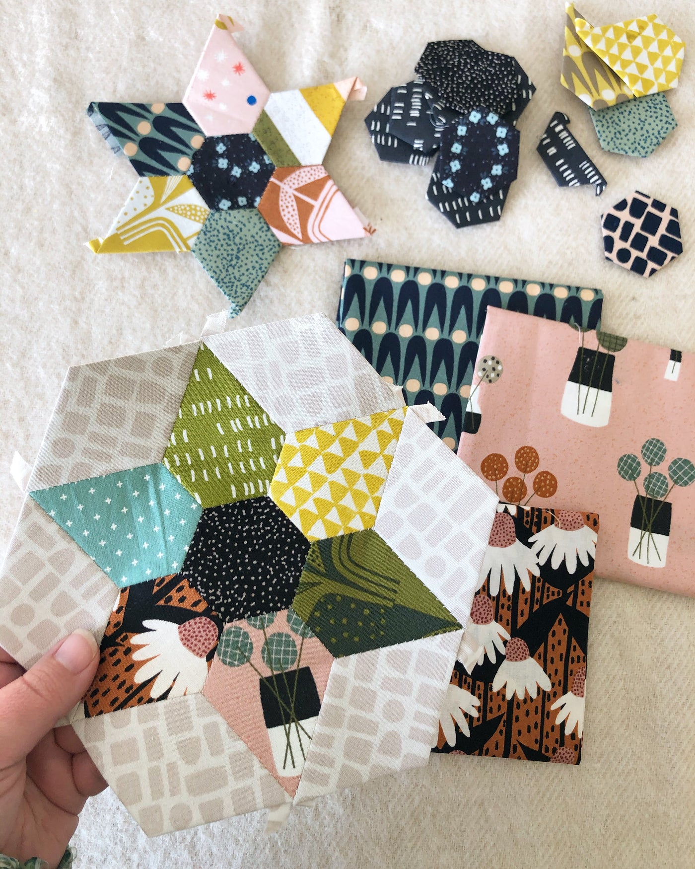 Eden Quilt Paper Pieces
