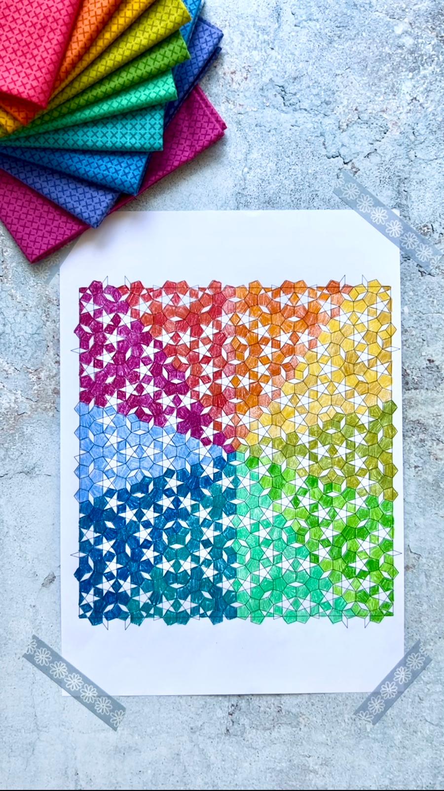 Pirouette Quilt Paper Pieces