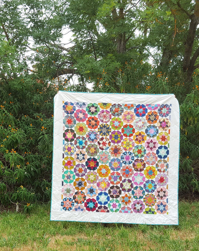 Ice Cream Soda Quilt Paper Pieces