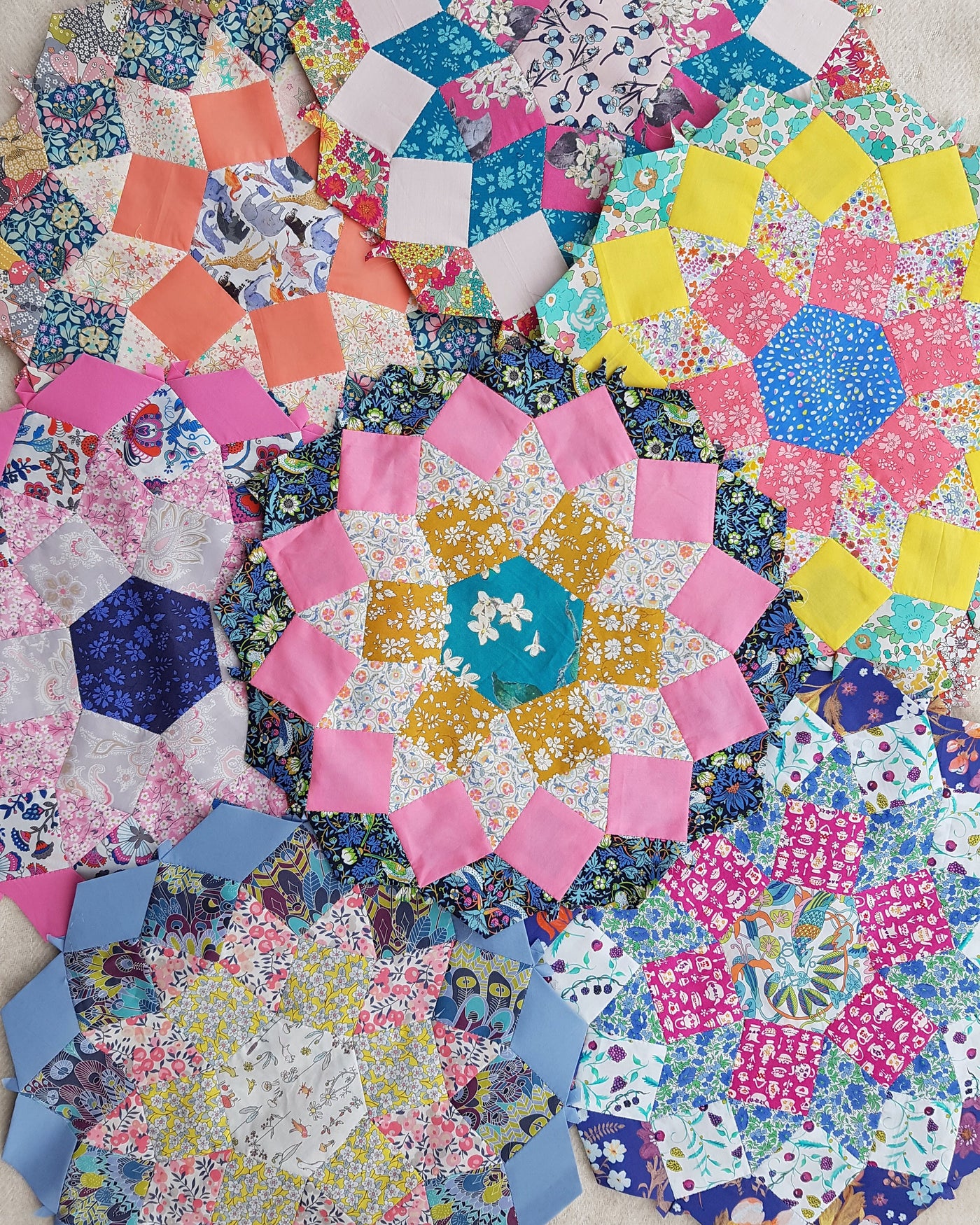 Mandolin Quilt Paper Pieces