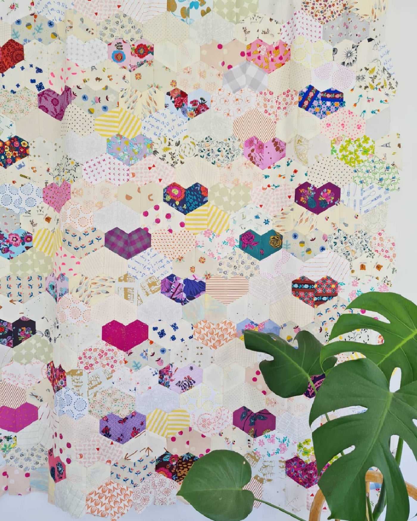 Warm Hearted Quilt Acrylic Template