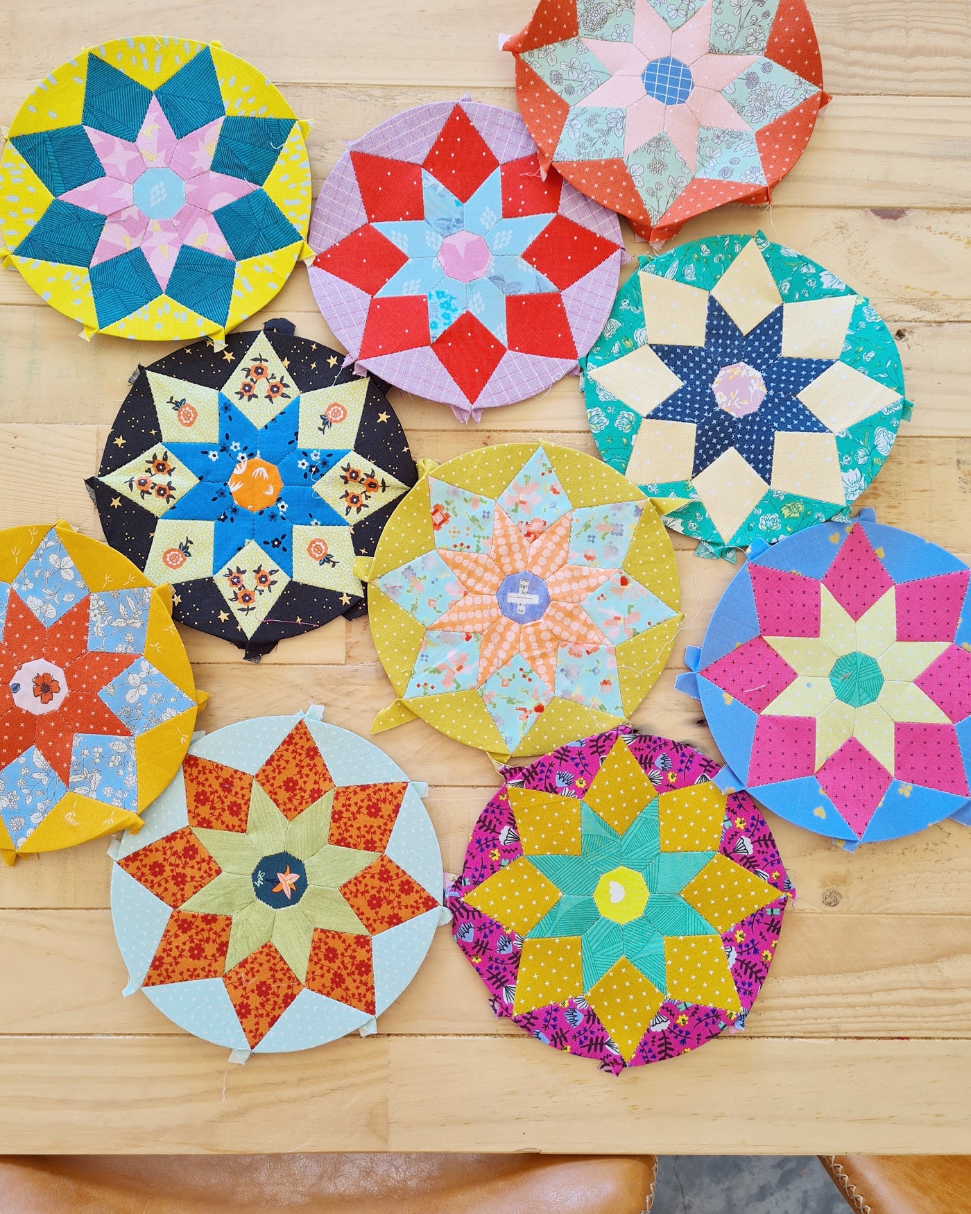 Sunshiny Day Quilt Paper Pieces