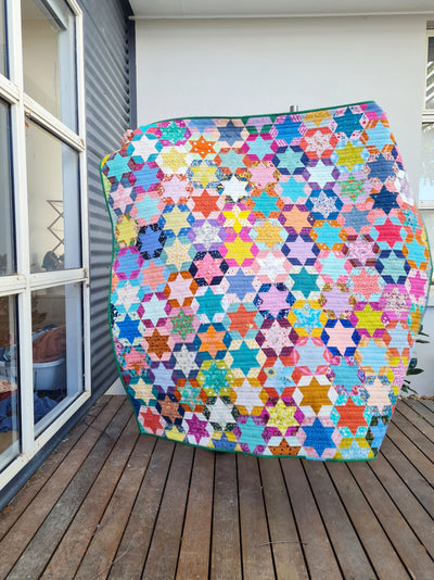 Winter Jasmine Quilt Paper Pieces