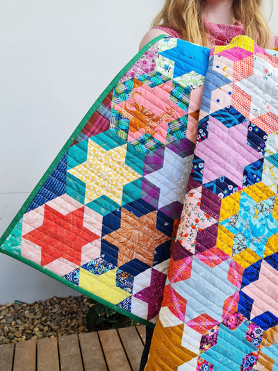 Winter Jasmine Quilt Paper Pieces