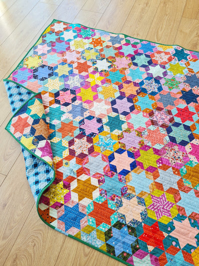 Winter Jasmine Quilt Paper Pieces