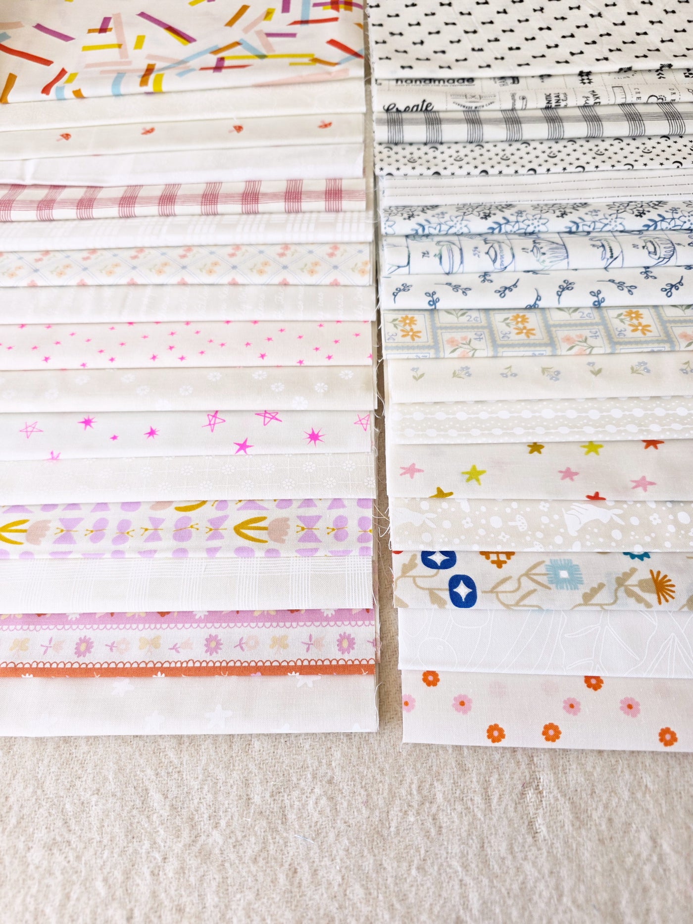 Low Volume Fat Eighth Bundle - 32 prints
