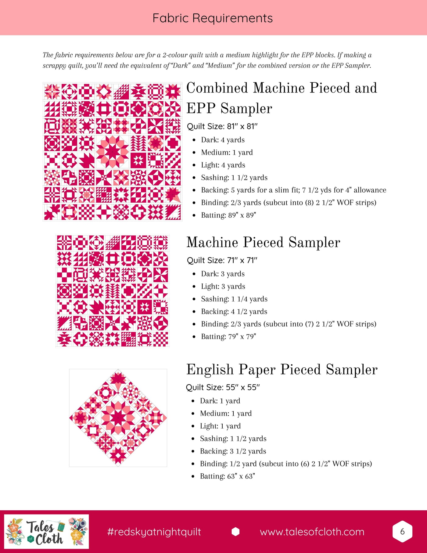 Red Sky at Night Quilt – Tales of Cloth