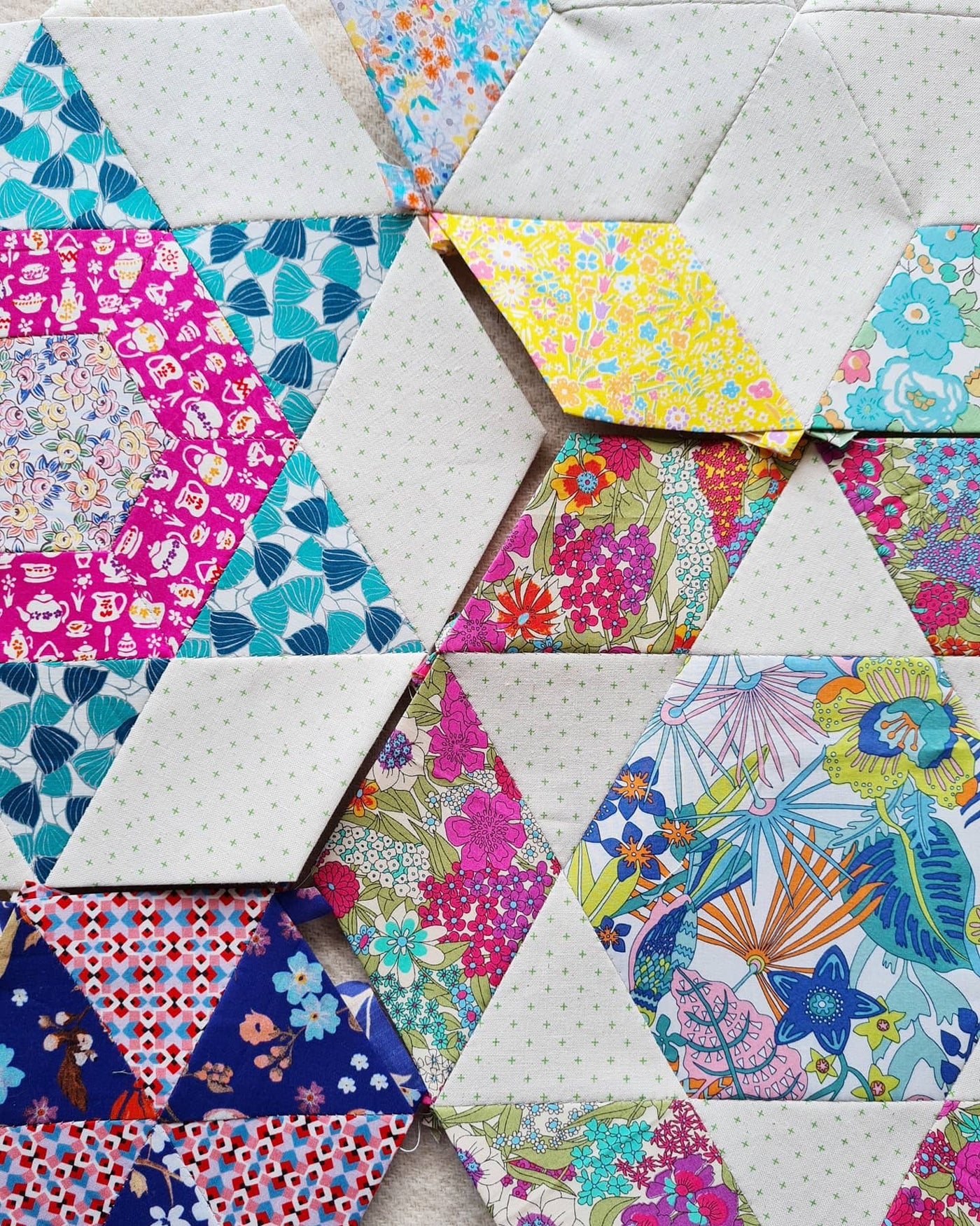 Smitten Quilt Paper Pieces