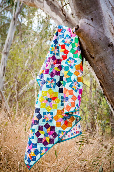 Cornflower Quilt Paper Pieces